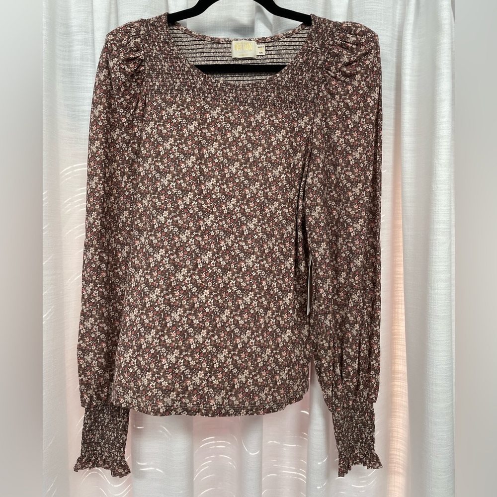 NWT Nation LTD Marion Long Sleeve Blouse - Sz M